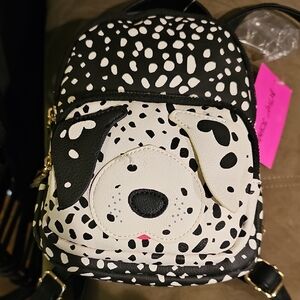 Dalmatian Dog Face Mini Backpack